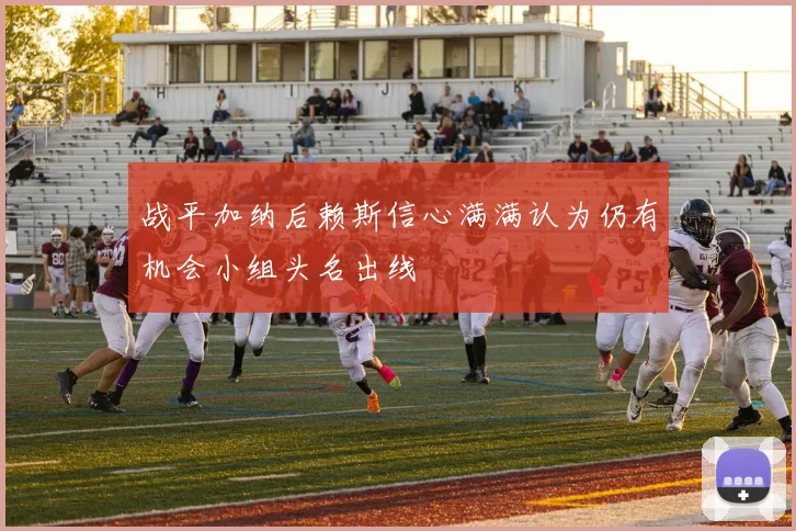 战平加纳后赖斯信心满满认为仍有机会小组头名出线